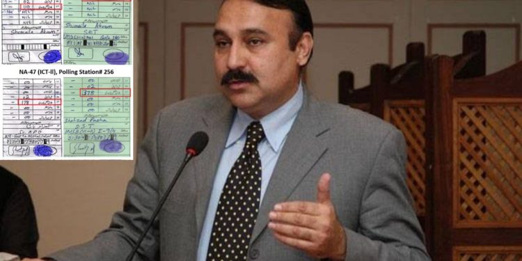 فارم 45 جمع نہ کروانے پر راجہ خرم نواز، طارق فضل پر جرمانہ عائد