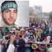 برہان وانی کے 8 ویں یوم شہادت پر کراچی میں ریلی نکالی گئی