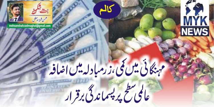 مہنگائی میں کمی، زرمبادلہ میں اضافہ، عالمی سطح پر پسماندگی برقرار