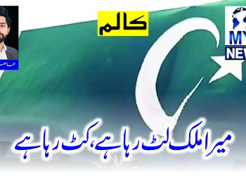 میرا ملک لٹ رہا ہے، کٹ رہا ہے