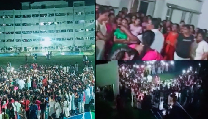 گرلز ہاسٹل میں خفیہ کیمروں کی موجودگی کا انکشاف، طالبات کا شدید احتجاج
