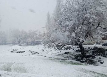سکردو میں موسم سرما کی دوسری برفباری، درجہ حرارت منفی 18